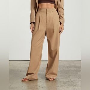 Everlane The Way-High Drape Pant 0R, 32 Inseam, Ash Brown